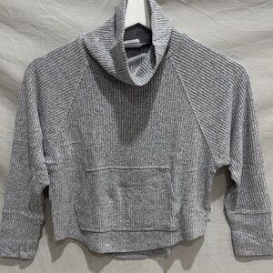 GAP Kids Gray Ribbed Sweater